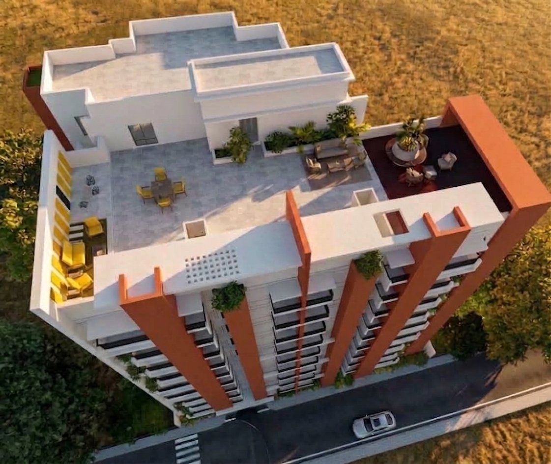 Ekushay Hossain Tower — rooftop terrace
